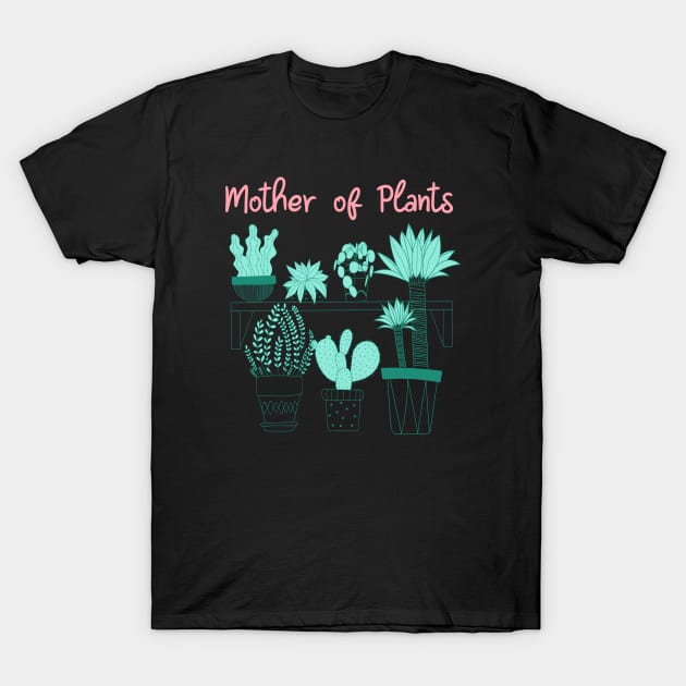 Mother of Plants - Indoor plants based design T-Shirt by CLPDesignLab